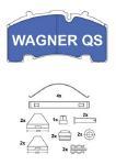 Wagner 2926404950 - PASTILLAS FRENO